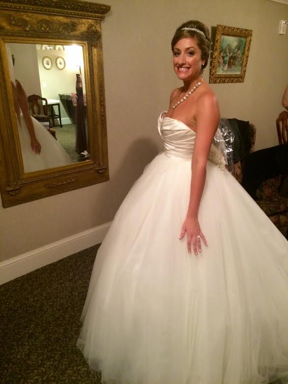 Emily looks so stunning in her princess gown! 